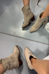 LANA NUDE HAKİKİ SÜET BOOTIE